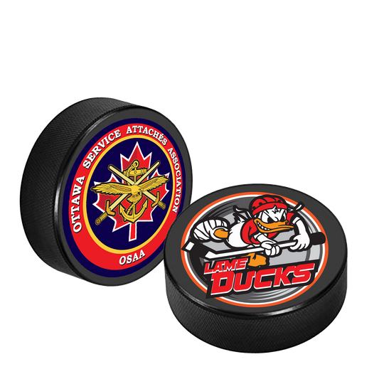 Official Lame Ducks Hockey Puck