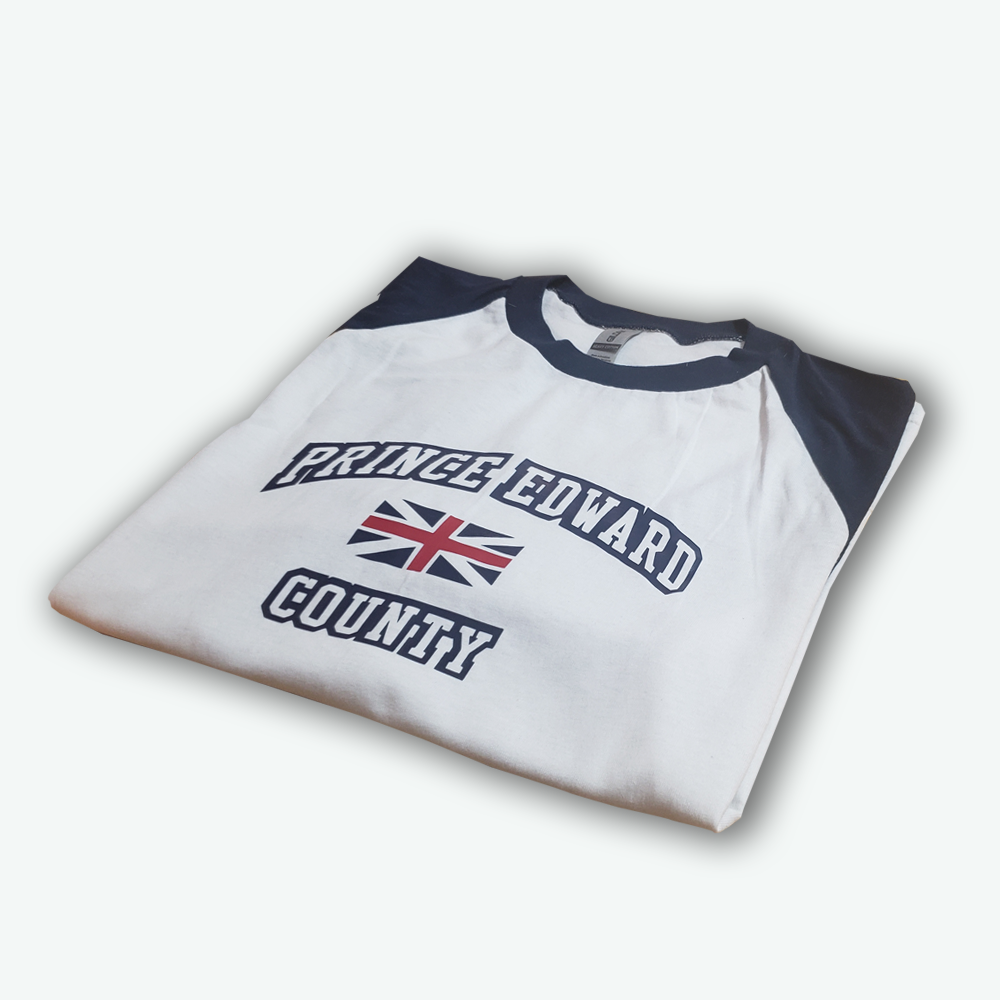 Prince Edward County Varsity Style Raglan T