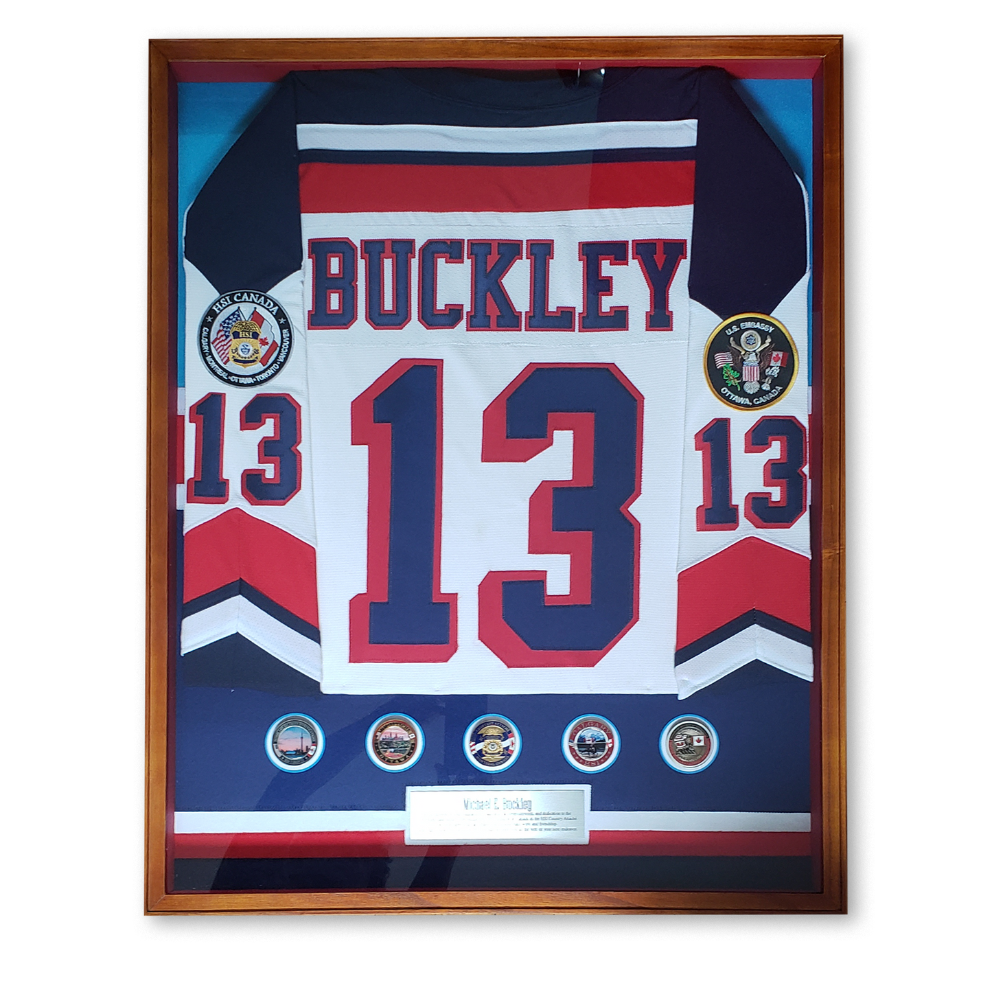 Framed Hockey Jersey