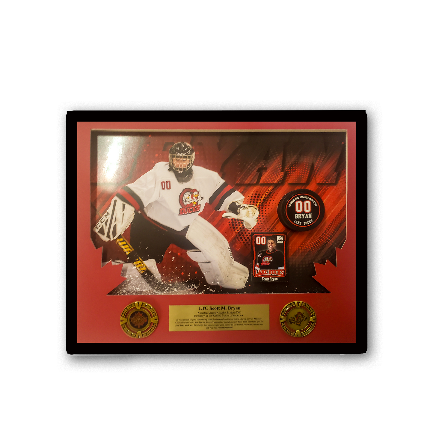 Framed Player Parting Gift