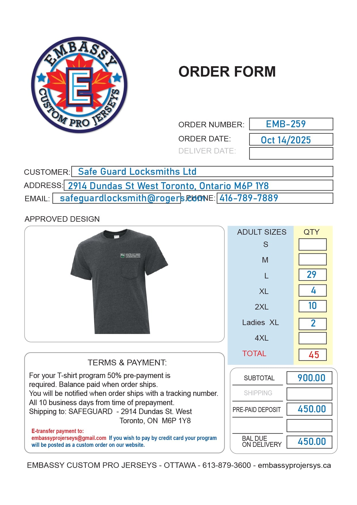 SAFEGUARD TEES