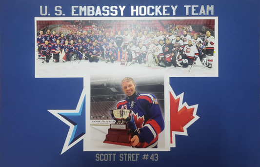 USA PLAYER-DEPARTING GIFT FRAME