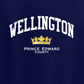 Wellington Varsity Style T shirt with Crown