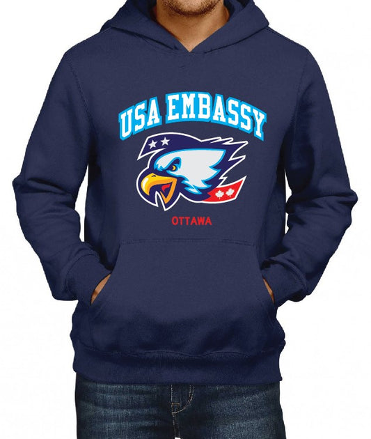 USA Official Embassy Canada Hooded Fleece